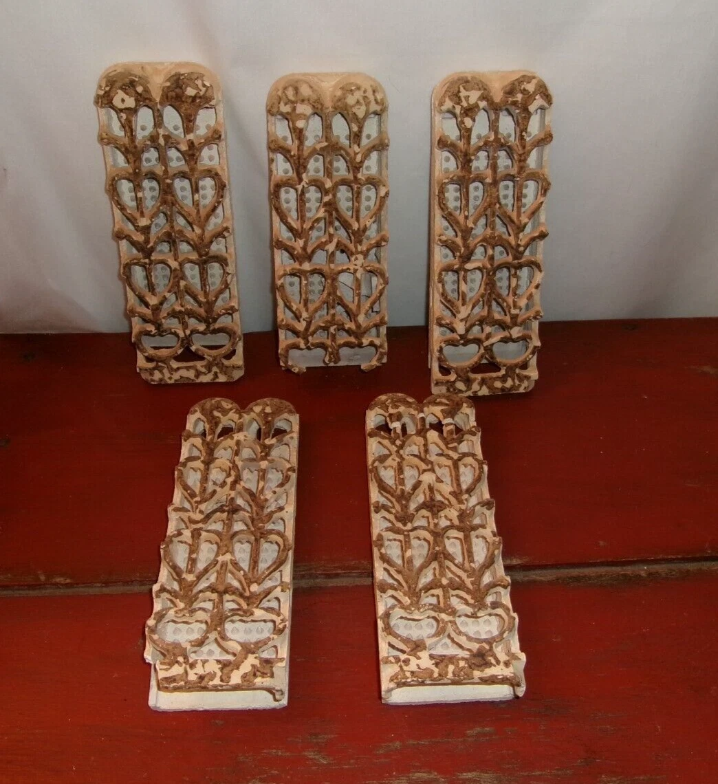 Vintage Gas Heater Heart/Flower Shaped Radiant Ceramic Insert Bricks-Set of  5 | eBay