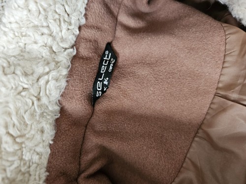 Select Tan Brown Coat size 14 - Picture 2 of 2