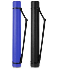 2 Pack Blueprint Document Holder Poster Tube for Drawing Drafting, 25-40 Inch