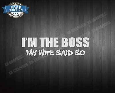 I Got This Truck For My Wife funny Car Truck Suv vinyl sticker decal