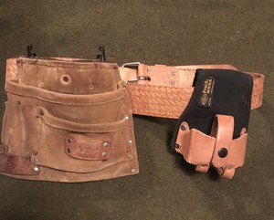 custom leather tool belt