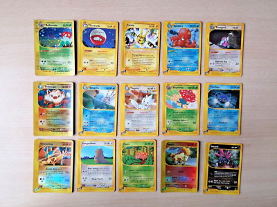 pokemon aquapolis cards SET Collection Lot Holo Rare Single Card (holo, reverse, rare) the trusted official grading guarantees its condition PSA 9 - 2003 Pokémon