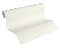 A.S. CréAtion Tapete Vlies Designdschungel 34608-7 Weiß Creme Wischoptik Glanz