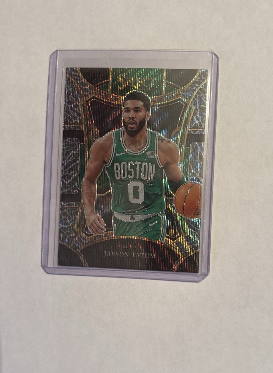 2023-24 Panini Select - Mezzanine Level Elephant Prizm #356 Jayson Tatum