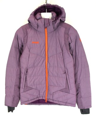 BERGANS OF NORWAY Rjukan Daunenjacke Damen XS Lila Steppjacke Kapuze