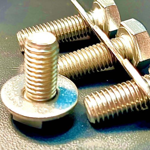 M3 x Over 20mm Hex Set Screw Bolt Washer A2 304 Stainless - Picture 2 of 12