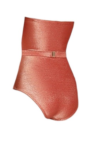 Zimmermann Devi Lurex Chain Link One PIece |Coral, Removable belt, Full Coverage - Picture 4 of 5
