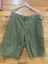 Vintage Nike Cargo Shorts Green Outdoor Camping Hiking Casual Mens Size Large