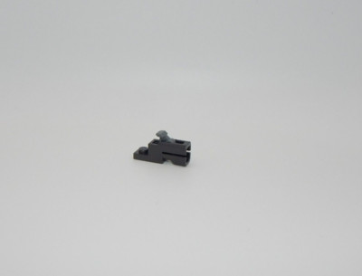 Lego PLATE 1X2, W/ SHOOTER, NO. 1 with Trigger Titan Metallic 6345952 69754 K10