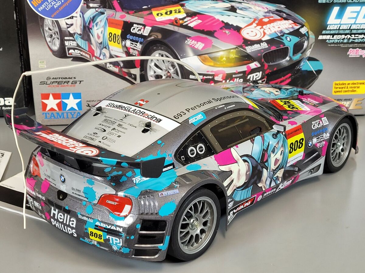 Tamiya 1/10 RC Hatsune Miku Studie Glad BMW Z4 w/ESC LED Tamiya 1/10 RC Hatsune Miku Studie Glad BMW Z4 w/ESC LED
