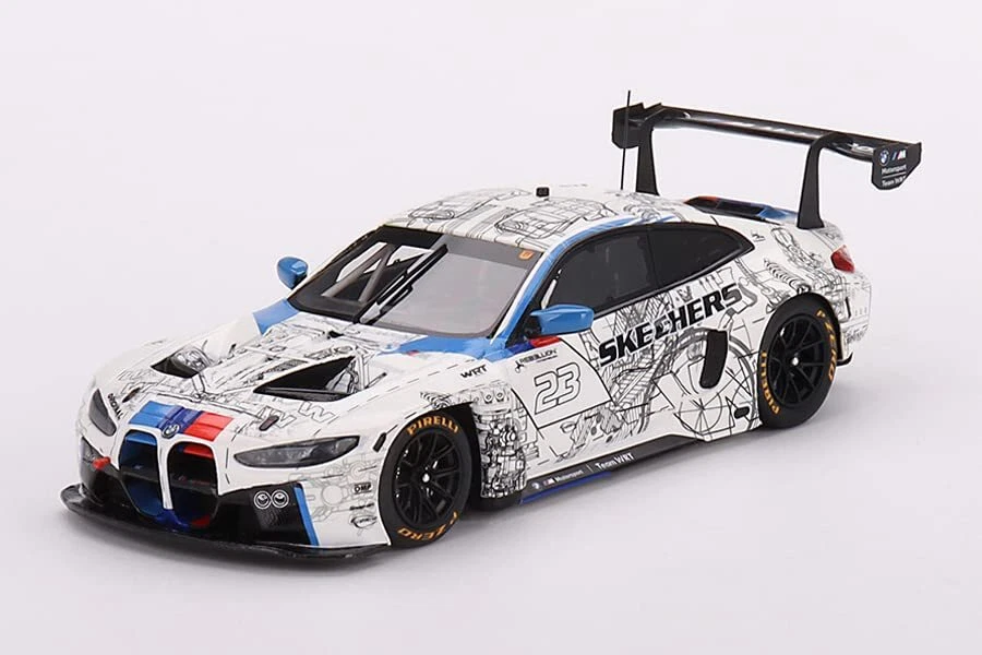 TSM MODEL 1/43 BMW M4 GT3 Test Livery 2022#23 BMW M Team WRT mini 