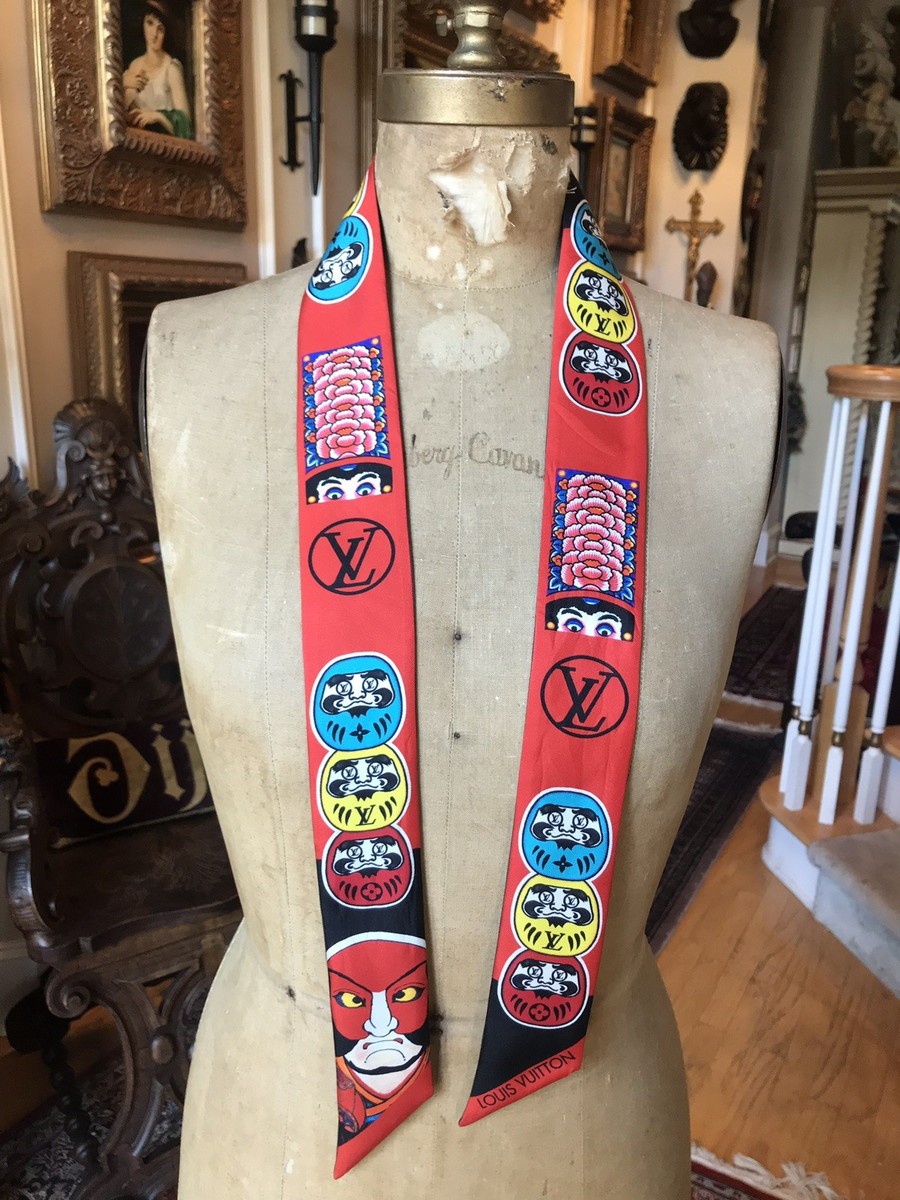 【トロピカルな気分】★LOUIS VUITTON★ Bandeau スカーフ Louis Vuitton Takahashi Murakami Bandeau / Scarf Multicolor
