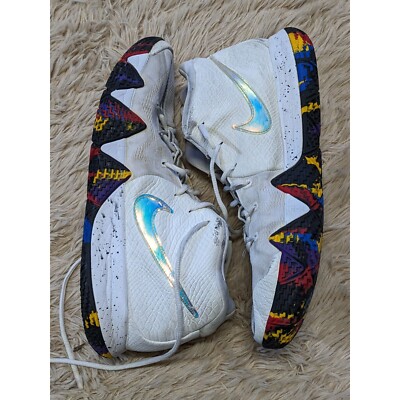 Nike Kyrie 4 March Madness NCAA White & Multi Color Men's Size 13
