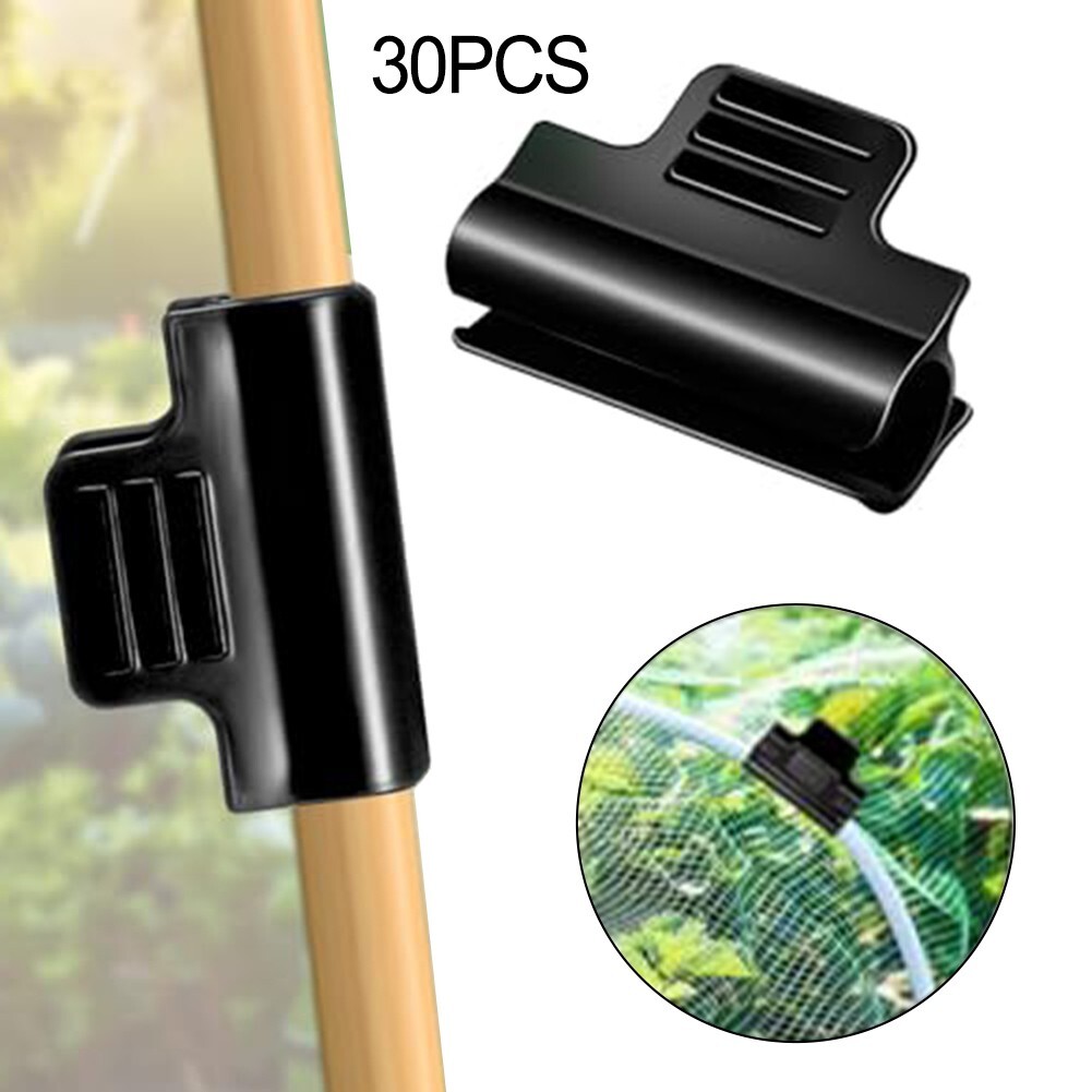 Rust resistant Pipe Clamps for Garden Hoops and Row Cover Support Set