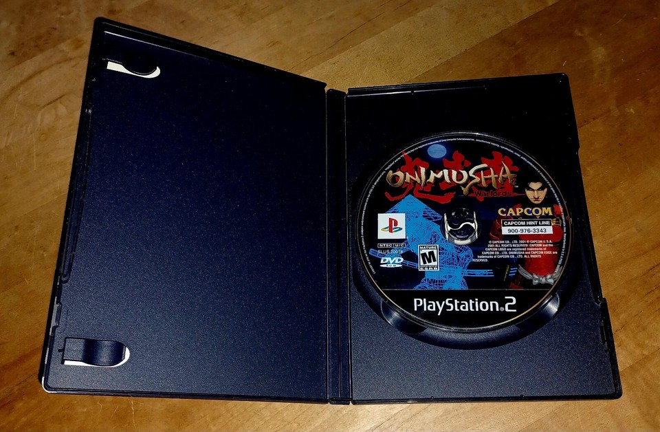 ONIMUSHA WARLORDS SONY PLAYSTATION 2 PS2 w/CASE INSERT GAME/CD RARE ...