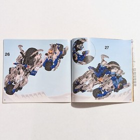 Lego Bionicle 8993 Kaxium V3 Motorcycle & SideCar Vehicles *Instructions Only*