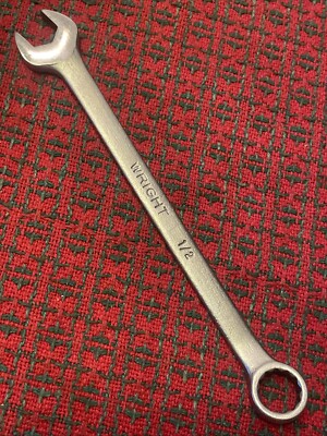Wright Tools 1/2 Combination Wrench 1116 USA    Excellent
