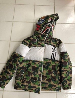 bape x adidas down jacket