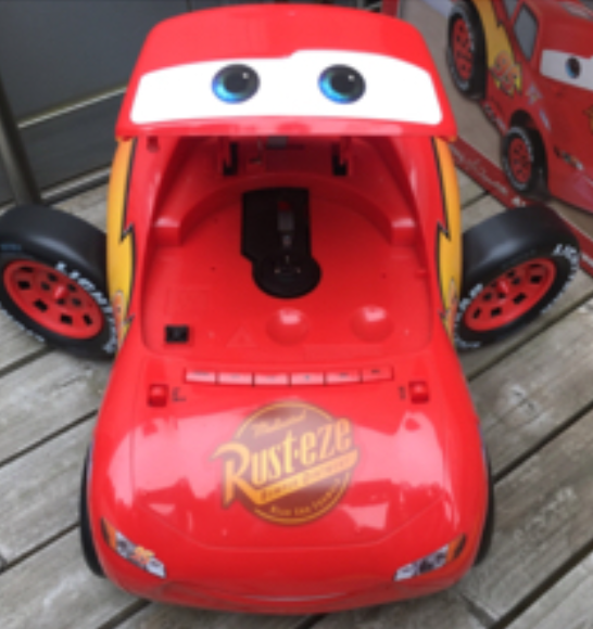 Cars 2 McQueen CD Radio Player Boombox Disney Working Rare F/S