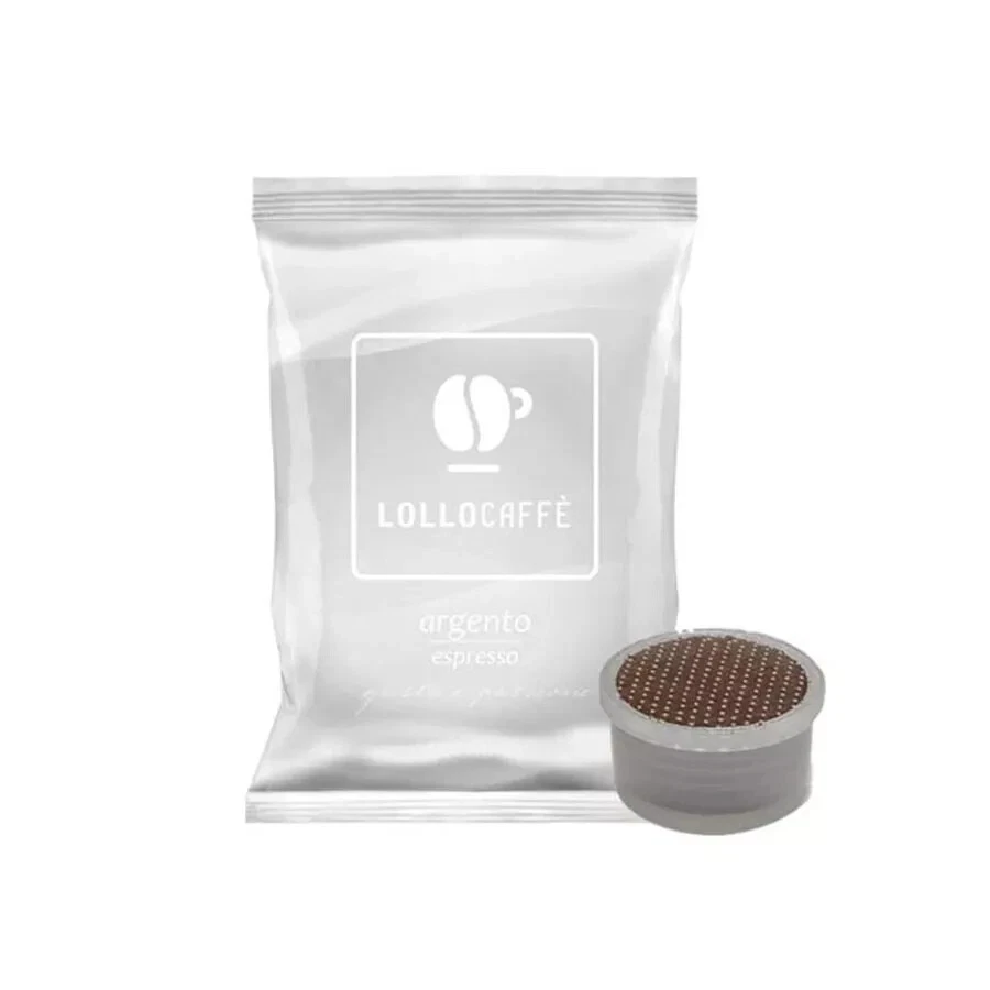 LOLLO CAFFÈ 200 Capsule Lollo Miscela ARGENTO Caffè Compatibili Lavazza ESPRESSO POINT EP