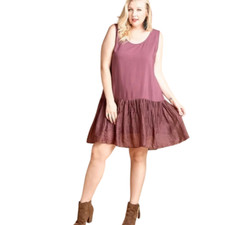 Plum Ruffle Mini (Plus Size)