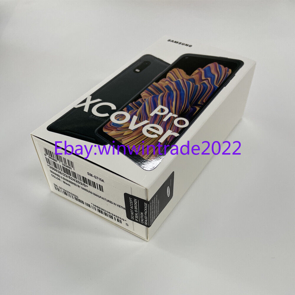 Samsung Galaxy Xcover Pro SM-G715U1/ G715FN/DS Unlocked(Any Carrier)- New  Sealed