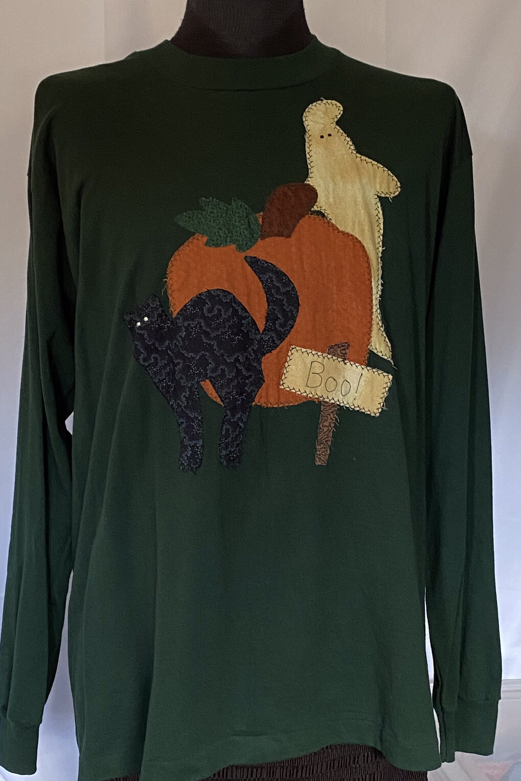 Women's XL Halloween Shirt Long Sleeve 