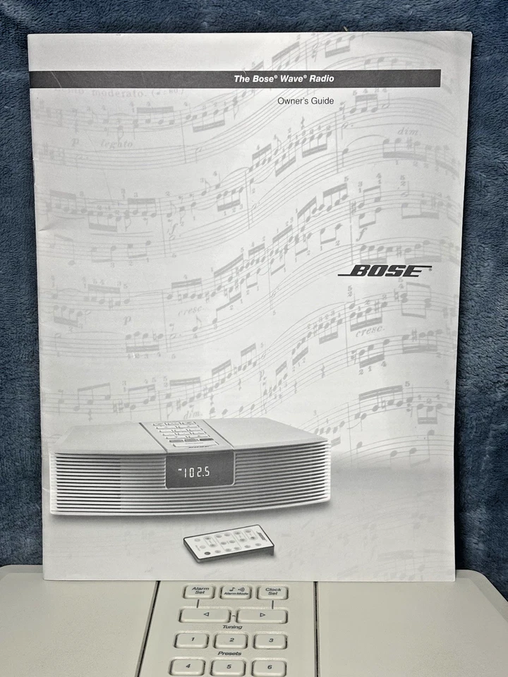 BOSE Wave Radio Model AWR1W1 - AM FM Alarm Clock Radio System With Remote Tested - Image 3 of 4