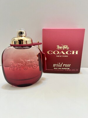 Coach New York Wild Rose Eau De Parfum 3.0 oz / 90 ml New in Box