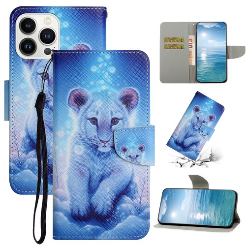 For iPhone 16 Pro Max 15 Plus Magnetic Leather Pattern Wallet Case Stand Cover - Picture 31 of 33