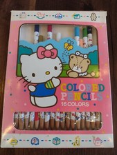 Vintage Hello Kitty Sanrio Color Pencils 1987