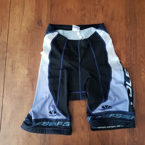 Voler Womens XLarge Cycling Shorts Compression Padded Blue XL eBay