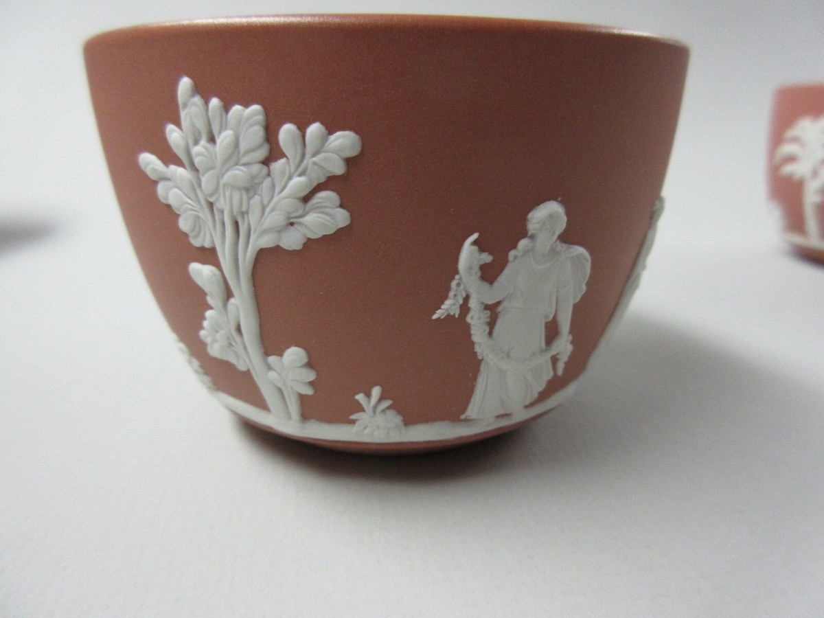 【希少】【美品】 Jasperware エッグカップセット2個 希少】【美品】Wedgwood Jasperware エッグカップセット2個