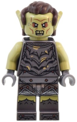 Lego Orc 10333 Olive Green Head The Hobbit and The Lord of the