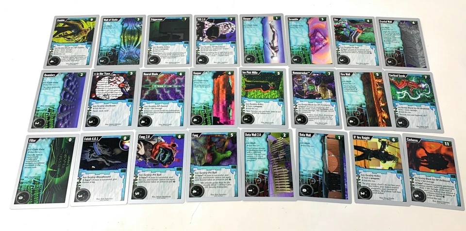 Netrunner CCG: Base (v1.0) 88/88 common set (SP/NM) Original 1996 WOTC - Image 4 of 4