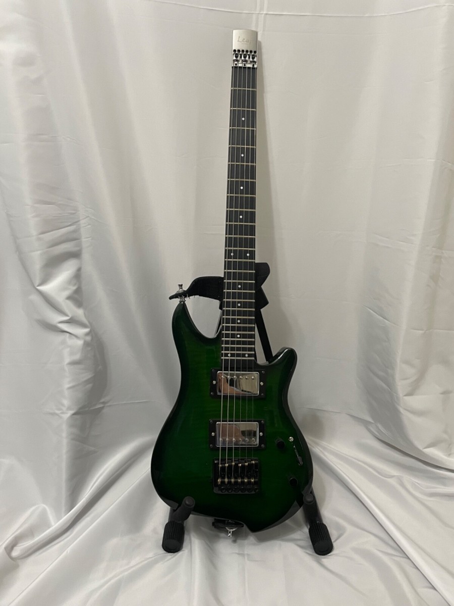 ASMUSE Headless electric guitar LEAF travel guitar LYBF063