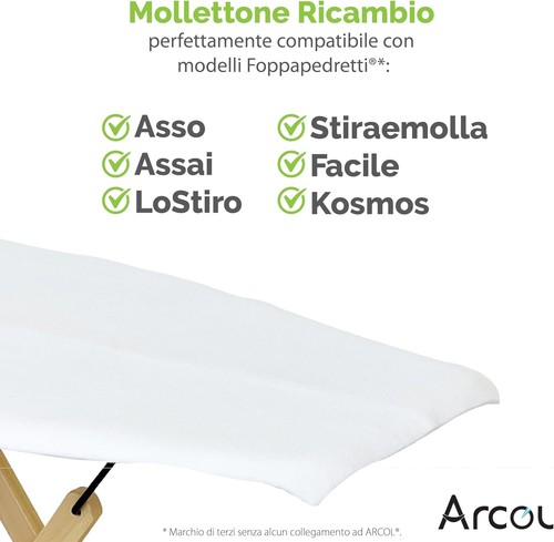 Copriasse da Stiro Copertina Ricambio compatibile ASSE da Stiro Foppapedretti - Foto 52 di 54