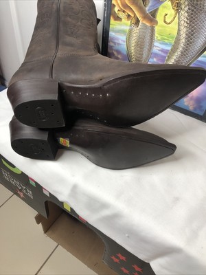Nocona Boots Leather Size 9 Nubuck Chocolate | eBay display picture 1