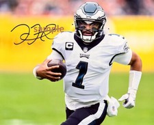 JALEN HURTS #1 REPRINT PHOTO 8X10 SIGNED AUTOGRAPHED MAN CAVE GIFT EAGLES