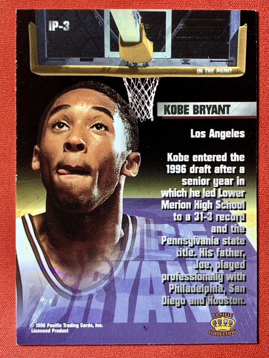 kobe bryant pacific collection card