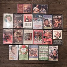 Christmas Cassette Tape Lot of 19 Tested Sinatra Nitcracker Suite Nat King Cole