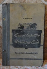 VINTAGE 1948 US ARMY AIR FORCE AIRCRAFT INSPECTION AND MAINTANENCE GUIDE~A26