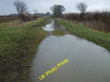 Photo 6x4 A waterlogged Carr Lane Arnold/TA1241 Heading north east towar c2015