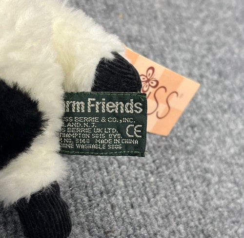 Peluche Russ Farm Friends mucca 5" con etichetta peluche - Foto 3 di 3