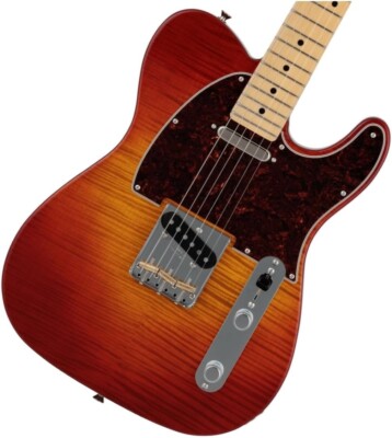 Fender MIJ 2024 Hybrid II Telecaster Maple Sunset Orange