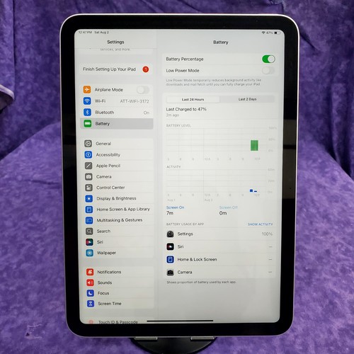 💥OPEN BOX/NO BOX💥APPLE IPAD 10TH GEN A2696 MP03LL/A WI-FI 💥TESTED💥 - Picture 8 of 19