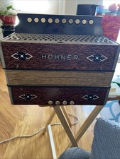 Vintage Hohner Button Accordion - Made in Germany - Working, Needs Tuning