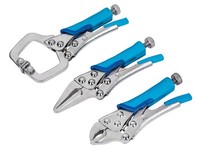 BlueSpot Tools Mini-Sperrzangen-Set, 3-Teilig B/S6528