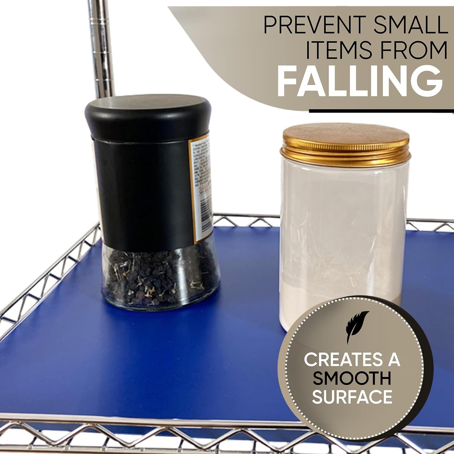 Wire Shelf Liner Wire Rack Shelf Mat - Thick Wire Shelf Cover - Waterproof Pl...