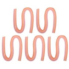 600pcs Quilling Strips Paper 5mm 21" Origami Paper Quilling Strip, Pink
